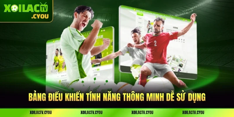 Bảng điều khiển tính năng thông minh dễ sử dụng