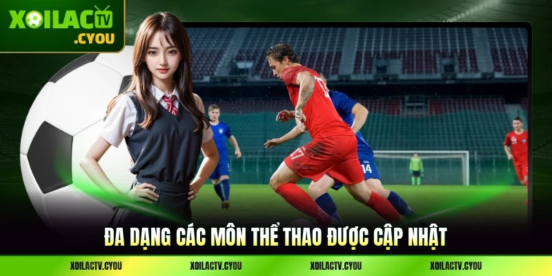 Đa dạng các môn thể thao được cập nhật chi tiết nóng nhất